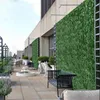 50x300cm planta cerca artificial falso folha verde painéis de tela privacidade rattan ao ar livre hedge jardim casa decor328s