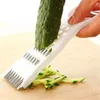 Pelapatate in acciaio inox Grattugia Affettatrici manuali Utensili per verdure Taglierina per cetrioli Frutta Peel Shredder Affettatrice Accessori per la cucina WQ669