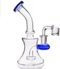 Cam Bong Su Boruları Nargile Dab Kuleleri Cam Su Bongs Uzun Boylu Bong Dabber 14mm banger ile Sigara Gözlük Boruları