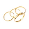 Braccialetti per braccialetti semplici rotondi semplici in rame color oro per braccialetti da donna