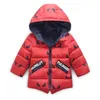 Benemaker Winter Overaller för barn Flickor Boys Jackor Varma Parkas Hooded Coat Windbreaker Kläder Kids Söt Ytterkläder YJ012 LJ201017