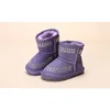شحن سريع الشتاء أطفال جولة رأس الأطفال أحذية جلدية دافئة الفتيات القطن الأحذية 2554 أحذية 201030
