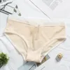 Mutandine senza cuciture da donna Intimo a vita media con cavallo in cotone e nylon solido sexy per slip da donna Lingerie di marca Underpant