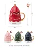 Christmas tree Cup Creative Mug 4 colors Personality Couple mug Trend Cute Office Coffee Cup Ceramic Drinking Cup