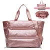 Women Gym Sports Bag Waterproof Swimming Yoga Mat Blosa Pink Weekend Travel Duffle Bag for Women Sport Fitness Shoulder Handbag