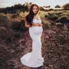 Русалка для беременности по беременности по беременности с беременностью платье для беременности съемка Fishtail Беременное платье одежда для беременных платья для фотосессии LJ201114
