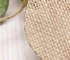 Happy Easter Vintage Jute Flag Natural Burlap Banner for Easter-Decorations Bunny Pattern Bunting Banners SN3377
