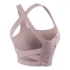 Al0lulu Summer Fashion Yoga Sous-vêtements Five-Color Double Cross Tocoproping Sexy Sports Bra Fiess Running Shaping