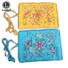 Jewelry Pouches, Bags Embroidered Storage Bag Chinese Wind Silk Organizer Travel Pouches Ring Necklace Zipper Embroidery Bird Roll