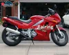 Todo el kit de carenado de motocicleta de plástico rojo para Kawasaki ZZR-250 90-07 ZZR250 ZZR 250 1990-2007 Carenados de moto de carrocería