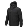 Hiexhse parka män vinter jacka varumärke vadderad varm fleece foder stora fickor vattentät mode nya rockar mens 8xl jackor 201209