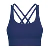 Cross Back Yoga Tank Sports Bra Wysoka siła bieganie Fitness Seksowne wstrząsowe wsparcie górne Kobiety bielizny Tops Gym Ubrania 1I25