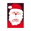 Carte de voeux de Noël Père Noël Elk Bonhomme de neige Impression Cartes de voeux Cadeau de Noël Carte de voeux Fournitures de fête de Noël XD24190