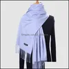 Scarves & Wraps Hats, Gloves Fashion Accessories Winter Scarf For Women Long Warm Cashmere Hijab Solid Lady Shawl Wrap Female Bandana Head S
