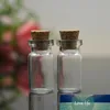 10 pcs mini garrafas de vidro pequenas com rolha clara rolha minúsculas frascos frascos recipientes 24x12mm mensagem casamento jóias favor