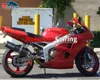 Ensemble de carénage rouge complet pour Kawasaki Ninja ZX6R ZX 6R 2000 2001 2002 pièces de carénage de moto de rechange en plastique (moulage par injection)