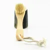 Face Cleansing Brush Wood Handle Soft Natural Bristle Facial Exfoliation Clean Dry Scrubbing Brushes High Quality 3cg G2