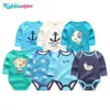 / Définir les vêtements pour bébé nouveau-né Long Sheeve Boy Rompers Vêtements Recien Baby Pyjamas Cotton Roupas de Bebe Baby Grenys LJ201223