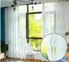 Rideaux transparents sable blanc translucide broderie moustiquaire rideau balcon gaze chambre baie vitrée cloison