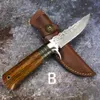 Damaskus-Jagdmesser, geschmiedeter Damaststahl mit Ebenholzgriff, hochwertige Messer, geeignet für Outdoor-Camping-Überlebenswerkzeuge oder zum Sammeln
