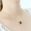 2019 vrouwen luxe designer sieraden romeinse cijfer keramische hanger kettingen rose goud kleur roestvrij staal heren ketting goud chai9483336