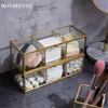 bathroom glass rack