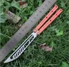 4 colors butterfly Kraken Sea monster trainning trainer knife not sharp jilt knife Channel Aluminum handle bushing system Xmas gift