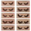 Cils entiers Faux Falers Faux Natural Faux Céolles Long Set Faux Cils Maquillage en vrac 20 Pairs Sett6797128