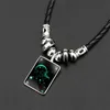 Glow In the Dark 12 constell collier signe horoscope pendentif colliers bijoux de mode femmes hommes volonté et sable