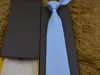 Fashion Men Ties Silk Tie Mens Neckwear Handgemaakte trouwfeestbrief Necht Italië 14 Style Business Stripe Neck Cloth met doos L002