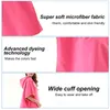 ZL0526 88 * 110cm Serviettes de bain en microfibre Peignoir absorbant à séchage rapide Cape à langer Serviette de plage Couleur unie Ultra Soft Light Gym Yoga Plongée Surf Poncho Robe à capuche