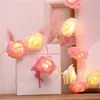 LED Coloured Lights Rose Flower Supplies Light Lighting Tools Strings Woman Man Hang Lamp Home Fashion Accesories Valentines Day EED4210