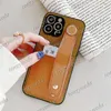 حامل بطاقة أزياء بطاقة معصمه للهاتف لـ iPhone 14 14pro 14plus 13 13pro 12 12pro 11 11 Pro Max XS XS XSMax Print Leather Case Case Luxury