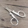Portabla fällbara saxar Enkla antika hushållsskräddare Shears för broderi Sy Beauty Tool Barn Handverktyg