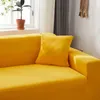 1/2 pieces Set Geometric Couch Elastic for Living Room Pets Corner L Shaped Chaise Longue Sofa Cover LJ201216