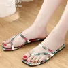 Kapcie Krezfimix Kobieta Cute Floral Design Light Waga Anti Skid Beach Flip Flops Kobiety Moda Dom Femmes Tongs A9917