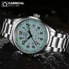 Carnival T25 Tritium Luminous Watch Men Military Mens Watches Top Brand Luxury Quartz Wristwatch Male Clock Reloj Hombre 2019 LJ201926348