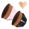 55 Magic Foundation Pinceau de maquillage Flat Top Hexagon Face Blusher Fond de teint en poudre liquide Pinceau pour mélanger les cosmétiques Liquid-Cream Flawless-Powder avec étui