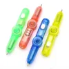 Śmieszne obrotowe zabawki Party Favor Led Luminous Gyro Spinner Pen Office Anti Stres Zabawki Kinetyczne