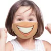 2021 nueva máscara facial divertida reutilizable con estampado de expresión Facial ajustable transpirable para adultos a prueba de polvo máscaras faciales Haze