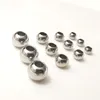 100 st i bulk 4mm/5mm/6mm/8mm/rostfritt stål Löst pärlor Rostfritt stål Boll charms smycken Hitta/göra DIY -tillbehör