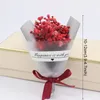 Mini Valentinsdag Present Torkad Konstgjord Blomma Fake Gypsophila Bouquet Creative Evig Gypsophila Bouquet Soap Flower GWB4231