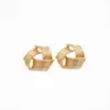 Classic Simple Wide Style Design Environmental Protection Zinc alloy Material Stud Advanced Sense Temperament Earring Suitable for Women