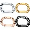 Fashion Designer Love Bracelet Men Women Gold Bracelets Stainless Steel cuban Link Iced out braceletS bracciali Chain Hip-hop High Quality with box