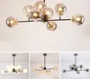 Nordic LED Chandelier For Living Room Dining Kitchen Gold Modern Ball Ceiling Hanging Lamp In The Hall Loft Home Light Fixture