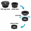 Fish Eye Lens Wide Angle Macro Fisheye Lens Zoom For iphone 7 8 plus XS MAX X Mobile Phone Camera Lens Kit ojo de pez para movil4436495