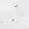 5ml Clear Glass Perfume Bottle Spray Refillable Vials For Portable Contenitori Cosmetici Vuoti With Plastic Pump