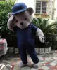 2021 High quality Lovely Cute Bear Human Mascot Costume Halloween Christmas Fancy Party Dress Cartoon Character Suit Carnival Unisex Adults Outfit