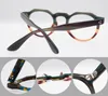 Men Optical Glassese Frame Round Spectacle Frames Retro Eyeglass Frame Fashion Eyeglasses Women Handmade Myopia Eyewear with Box261Y