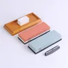 3000/80000 Grit Knife Sharpener's Knife Whetstone Sharpening Stone Aberto V Fine Polimento Médio Bar